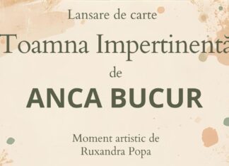 Lansare de carte la Mangalia: „Toamna Impertinentă”, de Anca Bucur, într-un eveniment caritabil