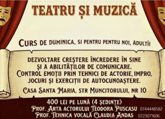 Cursuri de teatru și tehnică vocală la Mangalia: ateliere pentru copii și adulți