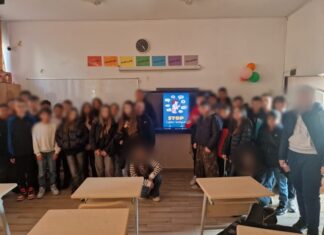 Activitate anti-bullying la Școala Gimnazială Nr. 3 Mangalia, susținută de jandarmi