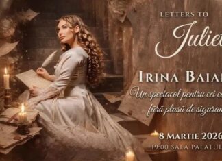 Ai planuri de 8 Martie? Soprana Irina Baianț te invită la „Letters to Juliet”, la Sala Palatului Letters to Juliet - Irina Baiant