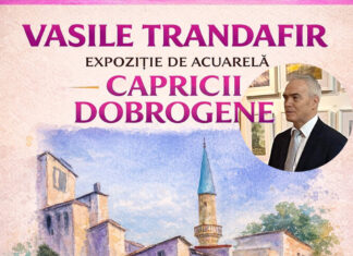 „Capricii dobrogene”, expoziție de acuarelă semnată de Vasile Trandafir, la Galeria de Artă Mangalia