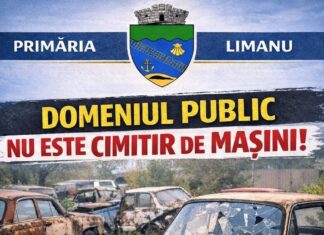Primăria Limanu începe acțiunea de eliberare a domeniului public de mașinile abandonate