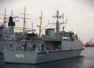 Vânătorul de mine M270 „Sublocotenent Ion Ghiculescu” participă la cea de-a noua activare a operației MCM BLACK SEA 2026