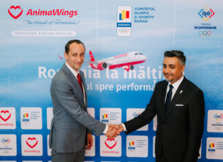 AnimaWings devine partener al Comitetului Olimpic și Sportiv Român. Drumul către performanță al sportivilor noștri, cu avioanele “The Heart of Romania”