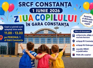 Ziua Copilului, sărbătorită în Gara Constanța cu o incursiune în universul copiilor din Tomisul roman