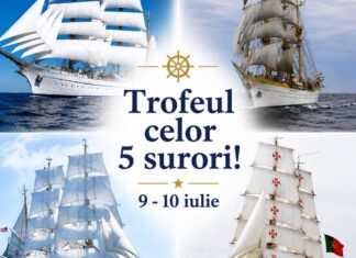 Nava Școală „Mircea” participă la Trofeul celor 5 Surori, o competiție istorică a marilor veliere-școală