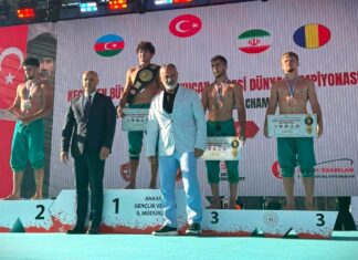 Sportivul originar din Mangalia, Sandu Marian Daniel, medaliat cu bronz la Mondialele de lupte Karakucak