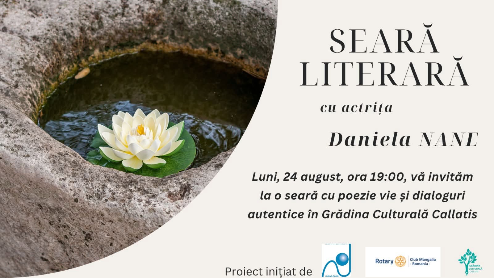 Seara literara cu Daniela Nane