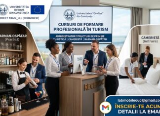 Vrei o carieră în turism? Universitatea „Ovidius” organizează cursuri de calificare pentru trei meserii căutate pe litoral