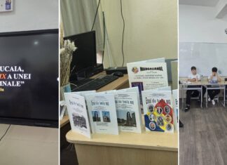 Lecție de istorie despre Turtucaia, susținută de profesorul Emil-Corneliu Ninu pentru elevii Școlii Gimnaziale „Sfântul Andrei”