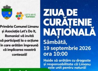 Ziua de Curățenie Națională la Limanu. Voluntarii sunt chemați să dea o mână de ajutor comunității