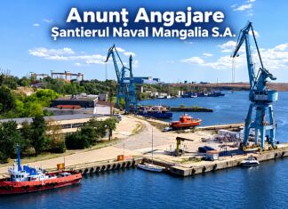 Șantierul Naval Mangalia S.A., fostul șantier militar, recrutează personal. Dosarele se depun până pe 20 octombrie