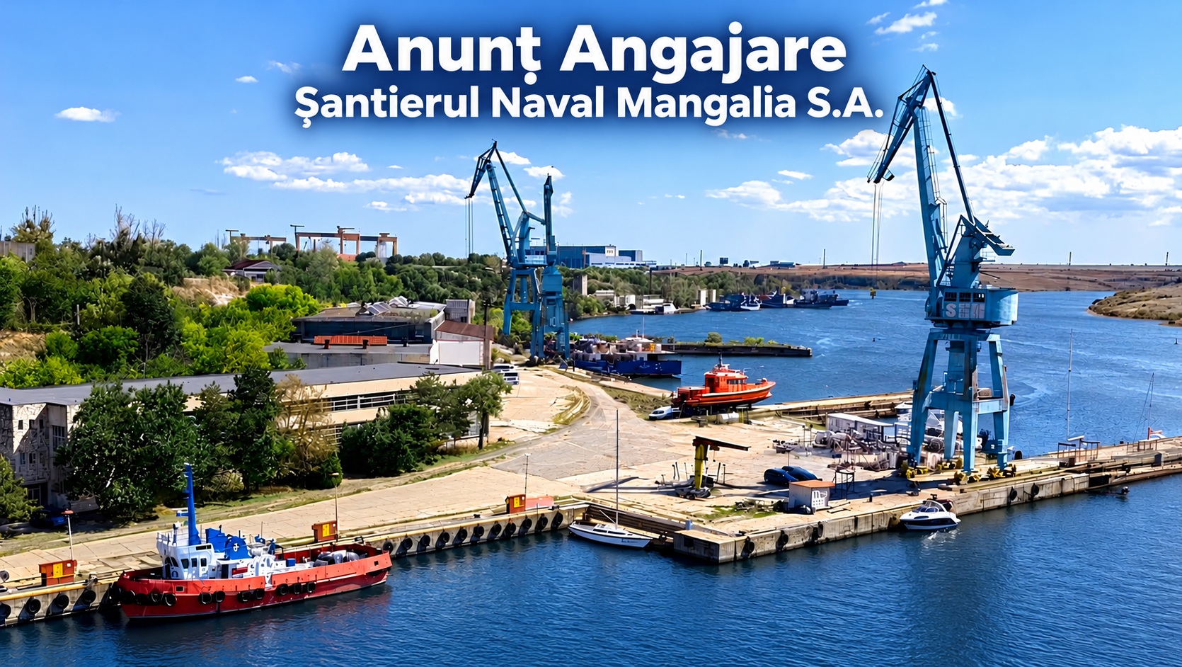 Anunț de angajare la Șantierul Naval Mangalia