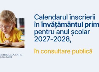 Înscrierea în clasa pregătitoare pentru anul școlar 2027–2028: proiectul de calendar, în consultare publică