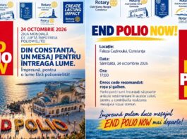 „End Polio Now”, eveniment organizat cu ocazia Zilei Mondiale de Luptă Împotriva Poliomielitei