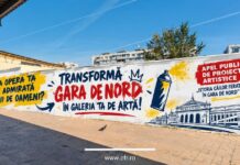 Ești pasionat de pictură murală, graffiti sau street art? CFR lansează un concurs pentru refacerea picturii murale din Gara de Nord